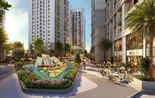 Phối cảnh khu vui chơi cho trẻ em tại Gem Park Hải Phòng.