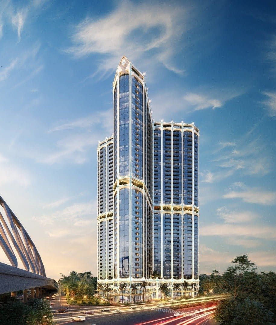 Golden Crown Hai Phong - một trong những công trình tiêu biểu đại diện cho dòng sản phẩm bất động sản kim hoàn của DOJILAND.