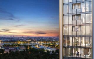 Mỗi khung cửa tại Golden Crown Hai Phong giống như một bức tranh sống động, thu trọn cảnh sắc thiên nhiên.