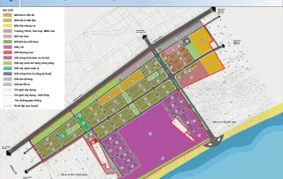 Bản đồ quy hoạch sử dụng đất của dự án khu đô thị đường 3 tháng 2, Sun Group Vũng Tàu.