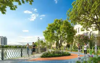 Công viên Giải trí Hồ Trung tâm tại Vinhomes Green City, không gian sống xanh lý tưởng tại Tỉnh Long An.