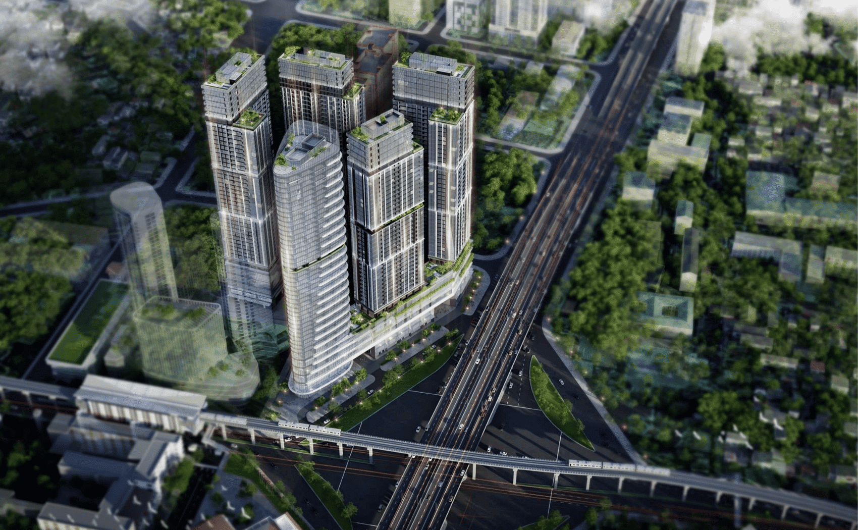 Sun Feliza Suites tọa lạc tại vị trí kim cương, kết nối chiến lược Phạm Hùng – Xuân Thủy – Trần Quốc Vượng.